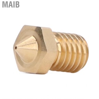 Maib 3D Printer Nozzle  Tight Joint Metal Extruder 12.5mm Length M6 Thread for