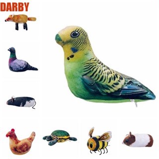 Darby ตุ๊กตาสัตว์จําลอง ไก่แก้ว เต่า ผึ้ง หมูดัตช์ ของเล่นสําหรับเด็ก