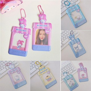 Quentin ซองใส่บัตร PVC ลายการ์ตูน Kuromi Cinnamonroll Melody สไตล์เกาหลี