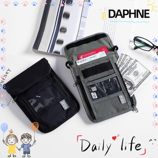 Daphne กระเป๋าเอกสาร ซองใส่หนังสือเดินทาง RFID ไนล่อน อเนกประสงค์ กันน้ํา สําหรับเดินทาง