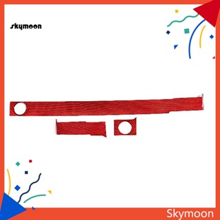 Skym* สติกเกอร์ติดแดชบอร์ดภายในรถยนต์ น้ําหนักเบา ไม่เป็นรอย สีแดง สําหรับ Land Rover Range Rover Sport 2018-2020 3 ชิ้น ต่อชุด