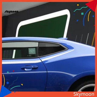 Skym* ฝาครอบแผงกระจกหน้ารถยนต์ คาร์บอนไฟเบอร์ กันรอยขีดข่วน ทนทาน สําหรับ Chevrolet Camaro 2017-2019 2 ชิ้น