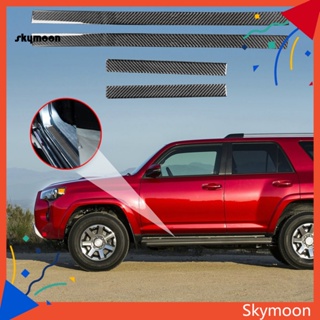 Skym* สติกเกอร์คาร์บอนไฟเบอร์ ติดขอบประตูรถยนต์ สําหรับ Toyota 4Runner 2010-2020 4 ชิ้น