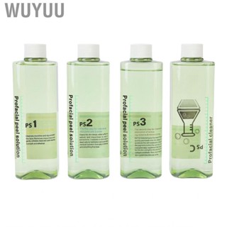 Wuyuu Peeling Hydro Solution   Dermabrasion Brighten Skin  4pcs for Salon