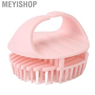 Meyishop Scalp Scrubber Soft Silicone Bristles Hair  Brush Cleaning Mass Hbh