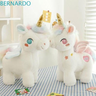 Bernardo ของเล่นตุ๊กตายูนิคอร์น ปีก ยูนิคอร์น ผ้าฝ้าย PP แบบนิ่ม 25 40 55 ซม. ของขวัญ สําหรับเด็กผู้หญิง