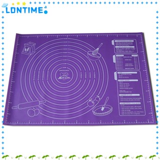 Lontime แผ่นซิลิโคนนวดแป้งโด ขนาด 45x60 ซม. สําหรับทําเบเกอรี่