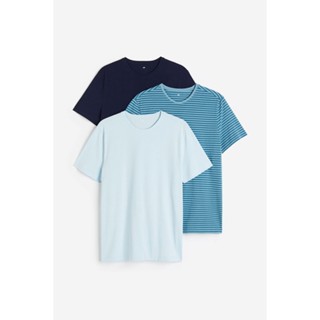 H&amp;M 3-pack Slim Fit T-shirts Man 3-pack Slim Fit T-shirts 0578630_2