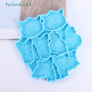 Twinkle1 แม่พิมพ์เรซิ่น รูปฮาโลวีน สําหรับทําเครื่องประดับ ต่างหู งานฝีมือ DIY