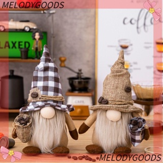 Melodg ตุ๊กตาโนม เอลฟ์ คริสต์มาส กอดเมล็ดกาแฟ ของขวัญ สําหรับตกแต่งบ้าน