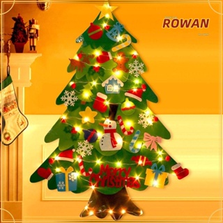 Rowans สายไฟ ลายซานตาคลอส ของขวัญ สําหรับตกแต่งต้นคริสต์มาส DIY