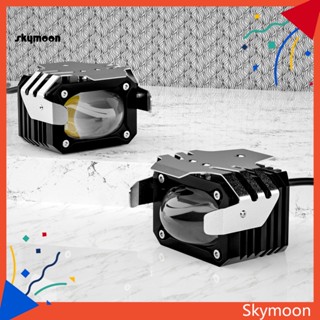 Skym* ไฟ LED 9-48V สําหรับรถจักรยานยนต์ ATVs 2 ชิ้น