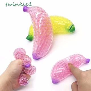 Twinkle1 ของเล่นบีบสกุชชี่ รูปผลไม้ กล้วยจําลอง บรรเทาความเครียด