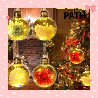 Path โคมไฟลูกบอล LED สําหรับแขวนตกแต่งคริสต์มาส