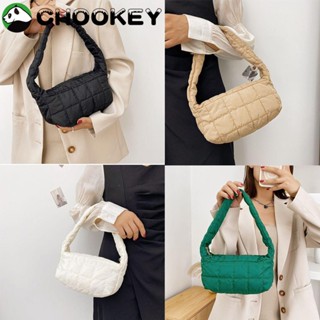 Chookey กระเป๋าสะพายไหล่ ผ้าไนล่อน สีแคนดี้ สําหรับผู้หญิง