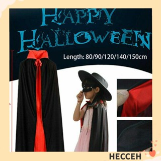 Hecceh เสื้อคลุม Dracula, ปกตั้ง อุปกรณ์ประกอบฉากแต่งหน้า ฮาโลวีน แวมไพร์ ผ้าคลุม, หมวกพ่อมด สีดํา สีแดง ชุดแฟนซี เครื่องแต่งกายปีศาจ เสื้อคลุมมีฮู้ด เครื่องแต่งกายฮาโลวีน