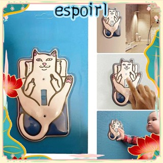 Espo ฝาครอบสวิตช์ไฟ ทรงกลม คุณภาพสูง สําหรับแมว