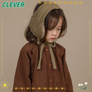 Clever ที่ปิดหูกันหนาว ผ้าถัก แบบหนา ขนาดพกพา ให้ความอบอุ่น