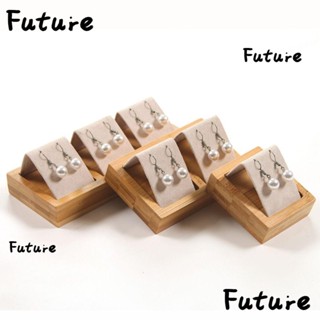 Future ชั้นวางต่างหู แบบไม้ไผ่ 1 ช่อง 2 ช่อง 3 ช่อง พกพาง่าย สะดวก อุปกรณ์เสริม