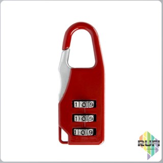 RUFI [A660] กุญแจล็อคกระเป๋าเดินทาง แบบตั้งรหัส 3หลัก กุญแจล็อคเอนกประสงค์ Luggage lock