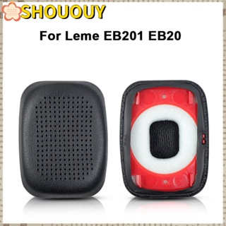 Shououy แผ่นโฟมฟองน้ําครอบหูฟัง แบบเปลี่ยน สําหรับ Leme EB201 EB20 2 ชิ้น