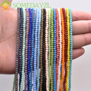 Somedayzl ลูกปัดคริสตัล ทรงกลม หลวม สไตล์ออสเตรีย DIY