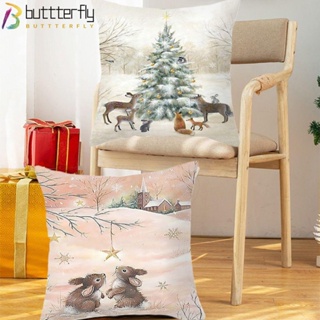 Buttterfly ปลอกหมอน ลายคริสต์มาส แฟชั่น สําหรับตกแต่งบ้าน ปาร์ตี้คริสต์มาส