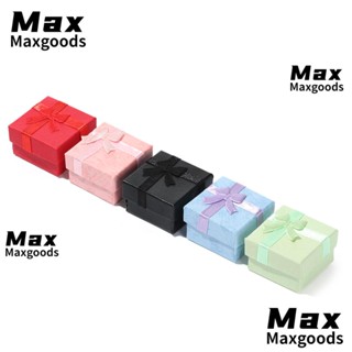 Maxg กล่องกระดาษ สําหรับใส่เครื่องประดับ สร้อยคอ ของขวัญ 1/6 ชิ้น