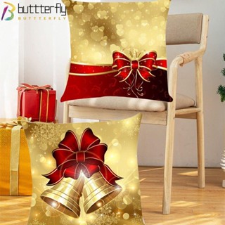 Buttterfly ปลอกหมอน ปักลายคริสต์มาส สําหรับตกแต่งต้นคริสต์มาส