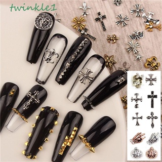 Twinkle1 เครื่องประดับตกแต่งเล็บ ลายฟักทองผี 3D DIY