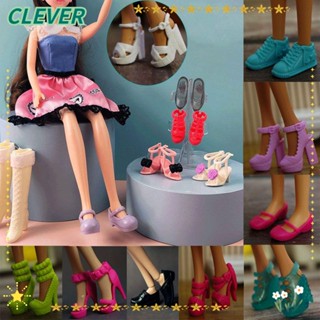 Clever รองเท้าบูทพลาสติก 1/6 ยาว 2.4 ซม. 30 ซม. สําหรับตุ๊กตา