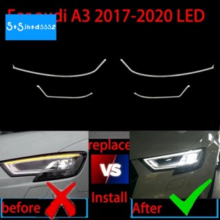 หลอดไฟหน้ารถยนต์ LED DRL สําหรับ Audi A3 S3 2016-2018