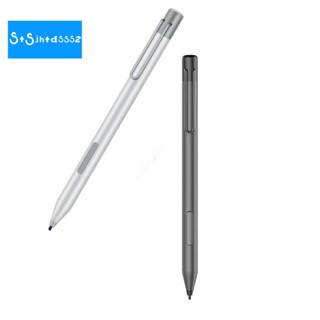 ปากกาสไตลัสไฟฟ้า แรงดัน 4096 ระดับ พร้อมหัว สีเงิน สําหรับ Microsoft Surface Stylus Pen Go Pro7 6 5 4 3