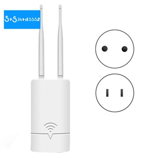 เราเตอร์ WiFi AP ไร้สาย 2.4G 5G 1200Mbps พร้อมเสาอากาศ 2X5DBi รองรับ PoE และพาวเวอร์ซัพพลาย DC สําหรับจอภาพกลางแจ้ง