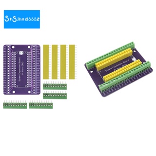 บอร์ดต่อขยาย Raspberry Pi PICO GPIO ตัวผู้ และตัวเมีย สีม่วง 1 ชุด