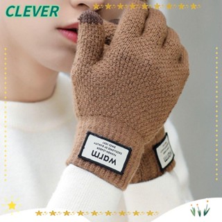 Clever ถุงมืออุ่นไฟฟ้า หน้าจอสัมผัส ชาร์จ USB สําหรับผู้ชาย และผู้หญิง