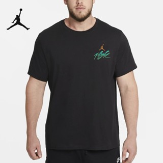 Nike ของแท้ 100% เสื้อยืดลําลอง แขนสั้น คอกลม ระบายอากาศ เหมาะกับการเล่นกีฬาบาสเก็ตบอล สําหรับผู้ชาย