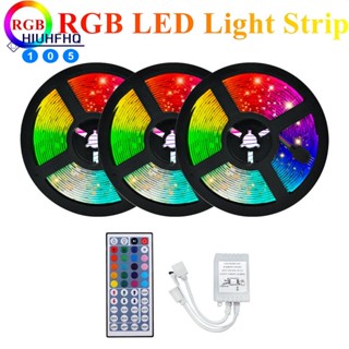 แถบไฟ RGB 3528 900LED 15 ม. พร้อมรีโมตคอนโทรล 44 คีย์ และรีโมตคอนโทรล สําหรับคริสต์มาส ห้องนั่งเล่น ห้องนอน