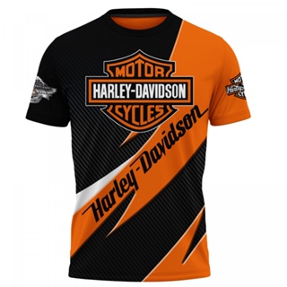 เสื้อยืด ลาย Harley Davidson M044 3D