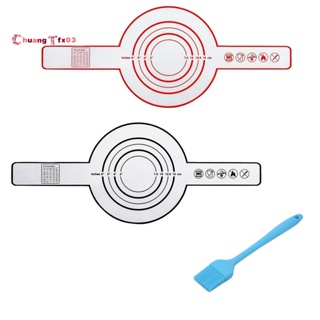 แผ่นซิลิโคนอบขนมปัง ดัตช์ ด้ามจับยาว ใช้ซ้ําได้ 8.3 นิ้ว 2 ชิ้น