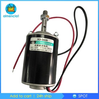 [Almencla1] มอเตอร์เครื่องกําเนิดไฟฟ้า DC 12V 30W ความเร็วสูง CW CCW 3500RPM DIY