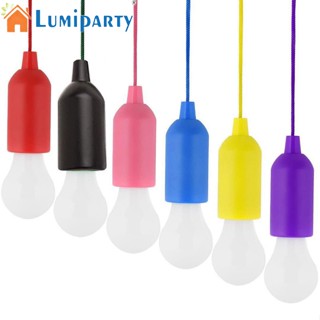 Lumiparty หลอดไฟ Led แบบพกพา สีสันสดใส สําหรับตั้งแคมป์ เต็นท์ ตกแต่งสวน