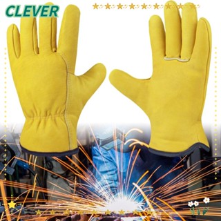 Clever ถุงมือหนัง ทนต่อการเสียดสี สําหรับขับรถ ทําสวน