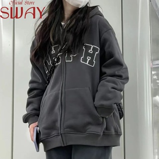 SWAY  เสื้อผ้าผู้ญิง แขนยาว เสื้อฮู้ด คลุมหญิง สไตล์เกาหลี แฟชั่น  Unique ins พิเศษ fashion A28J0ZW 36Z230909