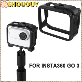 Shououy กรอบพลาสติก ปลดเร็ว กันกระแทก อุปกรณ์เสริม สําหรับกล้องแอคชั่น Insta360 GO 3