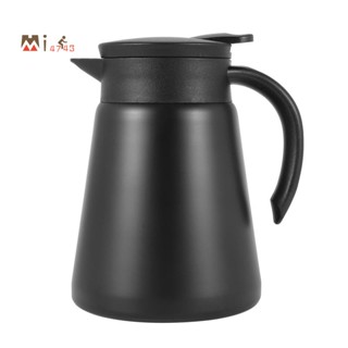 หม้อกาแฟสุญญากาศ สเตนเลส 304 18/10 พร้อมปุ่มกด เก็บความร้อน และความเย็น 24+ ชั่วโมง ไร้ BPA สําหรับกาแฟ ชา เครื่องดื่ม