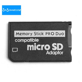 อะแดปเตอร์การ์ดหน่วยความจํา Micro-SD Micro-SDHC TF Card to Memory Stick MS Pro Duo Card สําหรับ Sony PSP