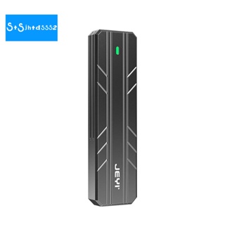 Jeyi M.2 NVME SSD เคสฮาร์ดดิสก์ USB C 3.2 Gen 2 10Gbps M-Key B+M Key SSD