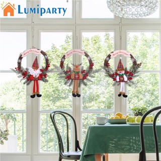 Lumiparty ตุ๊กตาซานตาคลอส แขวนตกแต่งประตู เทศกาลคริสต์มาส