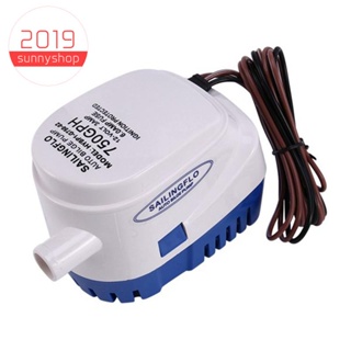 Sailingflo เครื่องปั๊มน้ําไฟฟ้าอัตโนมัติ DC 12V 750GPH 12V ขนาดเล็ก สําหรับเรือ